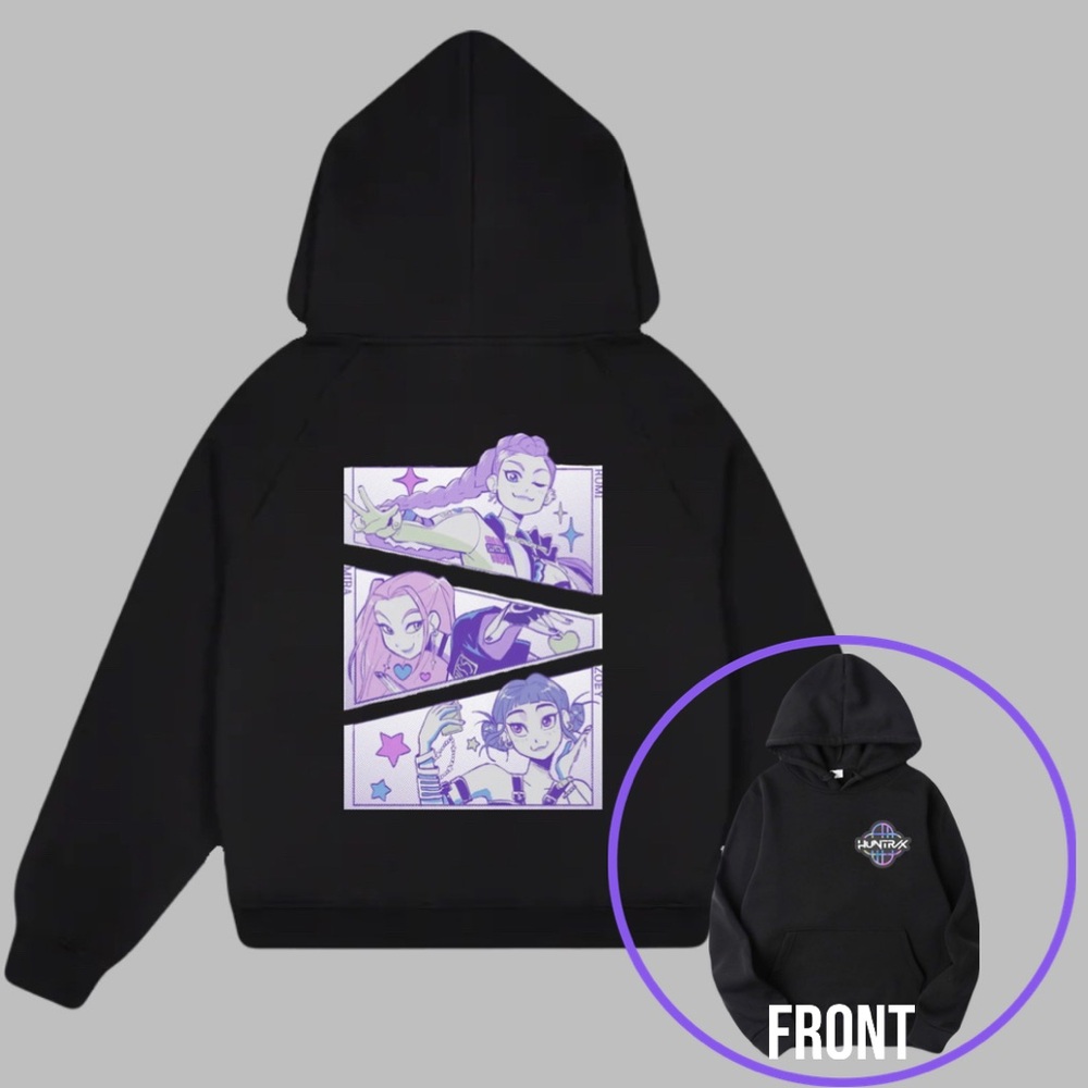 Demon Hunter hoodie, Rumi Mira Zoey Kpop Hoodie, Kpop Fan Hoodie, Gift For Girls